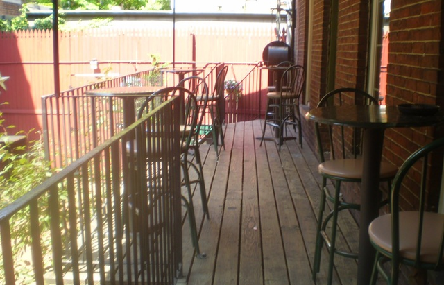Out on the deck